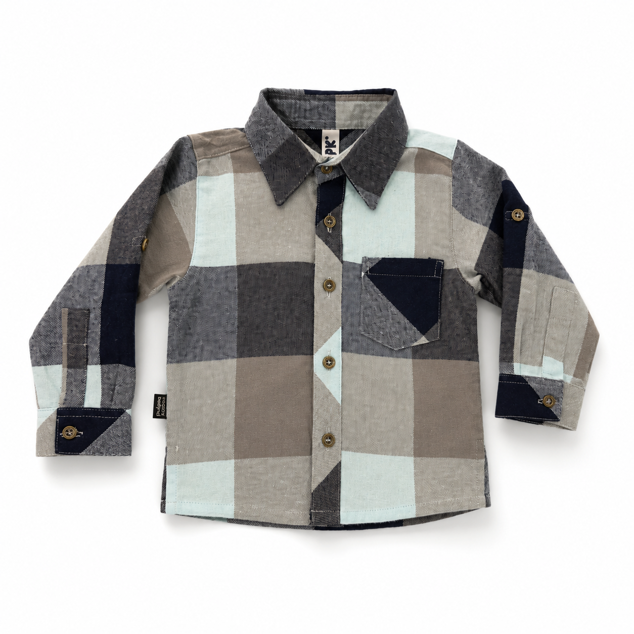 Conjunto DENIM Leñadora Manga Larga