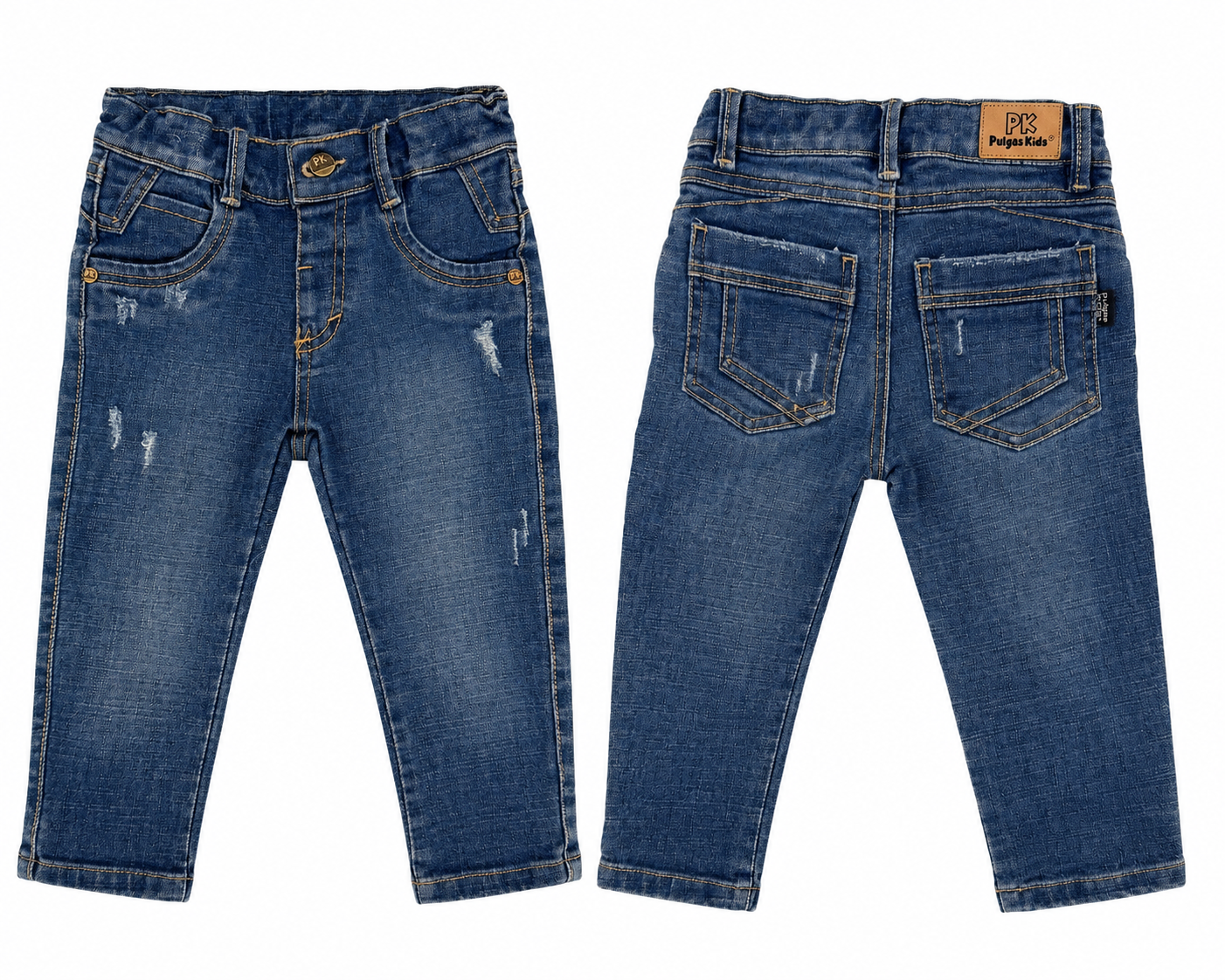 Conjunto DENIM Leñadora Manga Larga