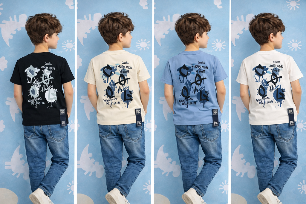 Conjunto Cool Jean + Camiseta Texturas Licra