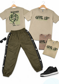 Conjunto Jogger Verde Antifluido PK + Camiseta