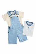 Conjunto Overol Colors DINO BABY BLUE
