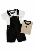 Conjunto Overol Colors DINO NEGRO