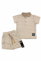 Conjunto Polo Texturas Hilara