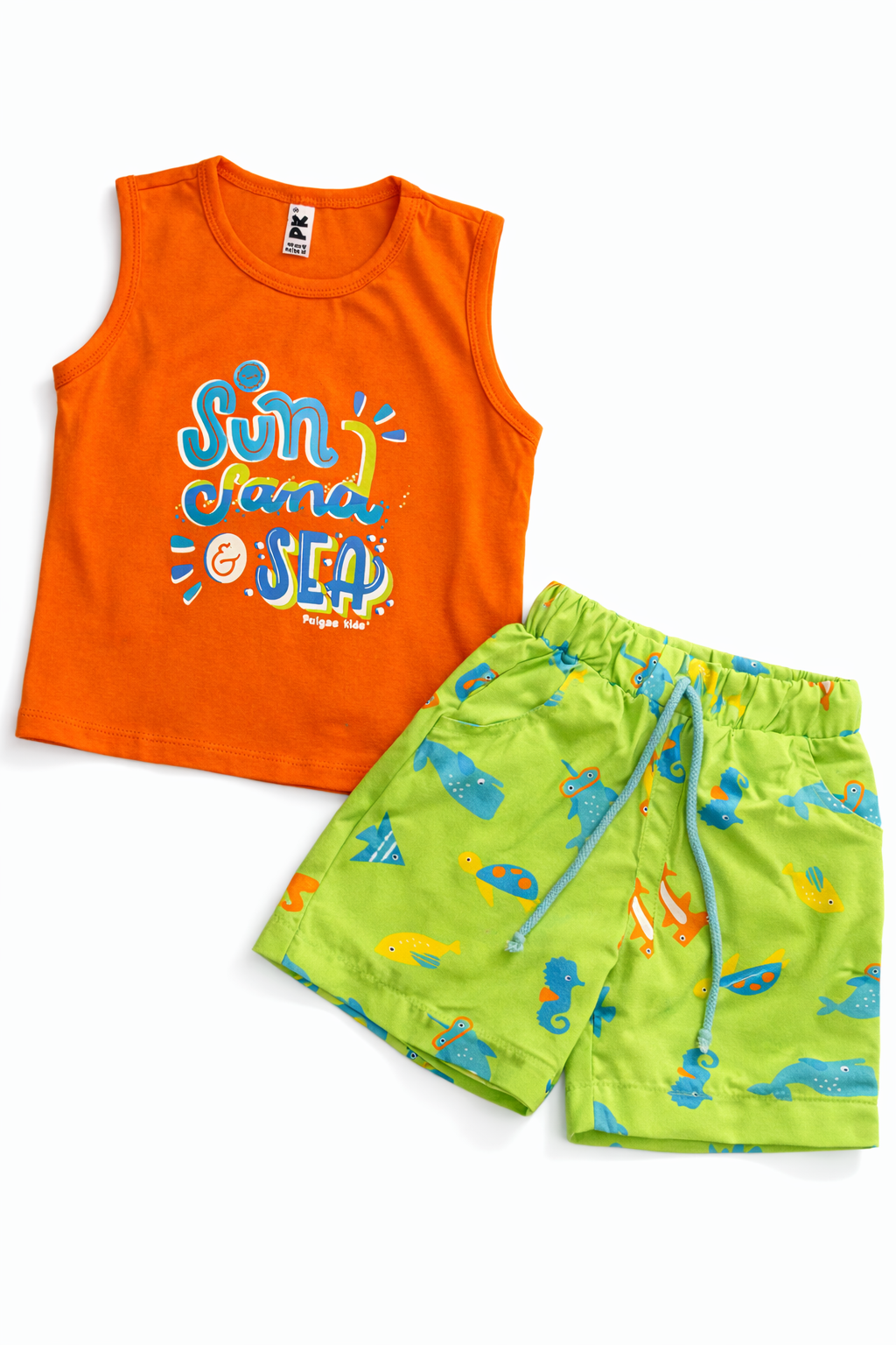 Conjunto Summer Verde Antifluido Bermuda