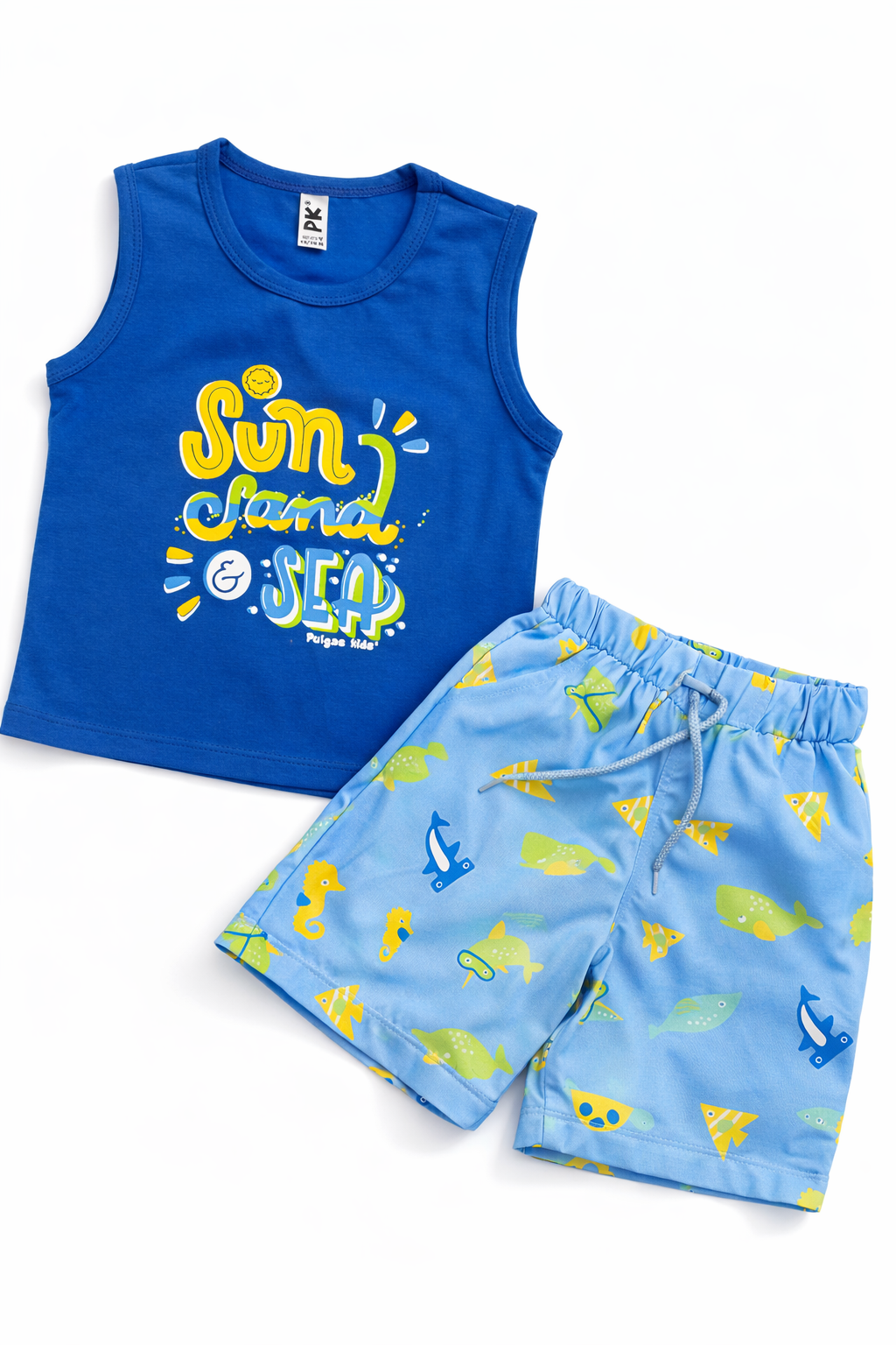 Conjunto Summer Azul Antifluido Bermuda