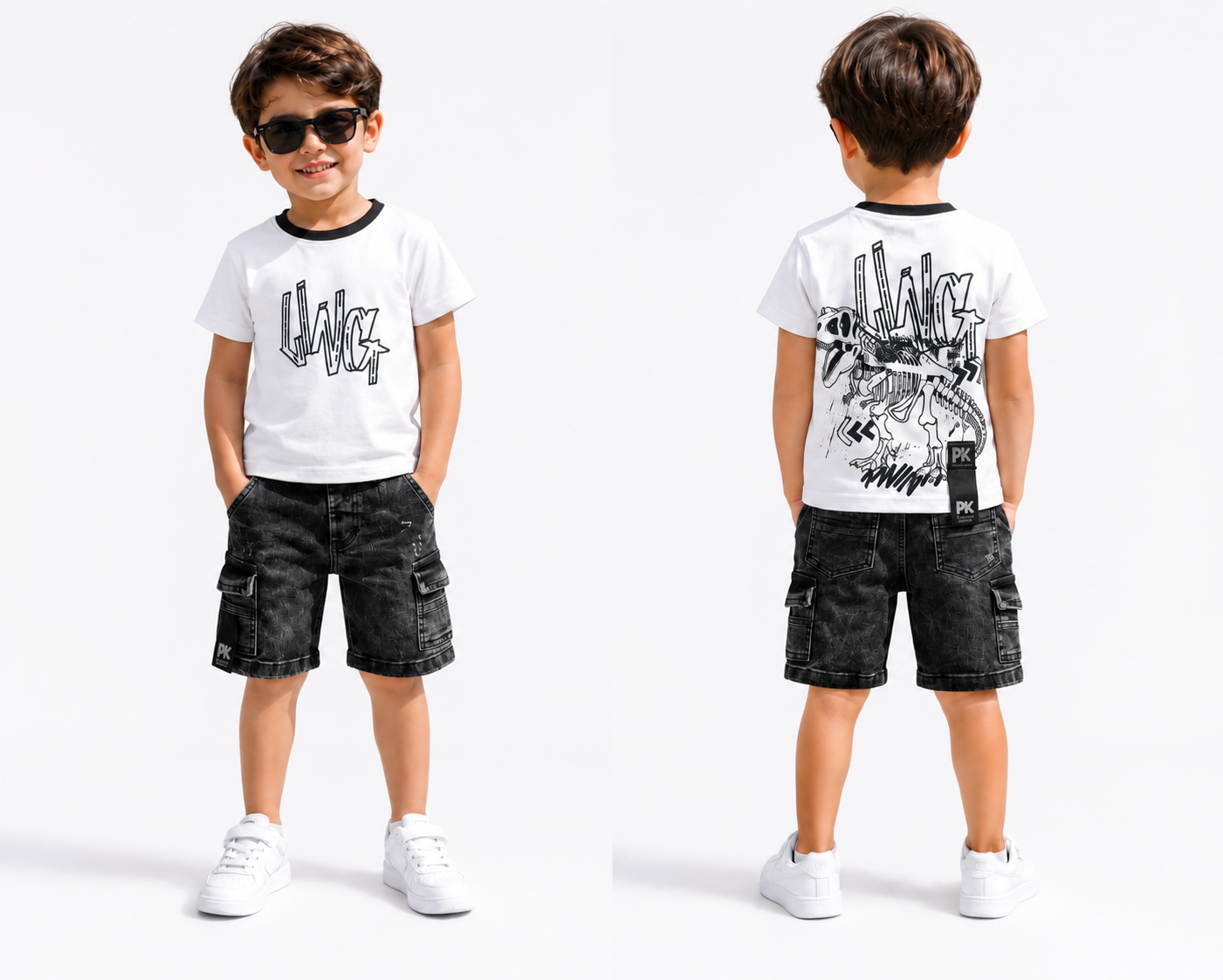 Conjunto Denim Bermuda Ling