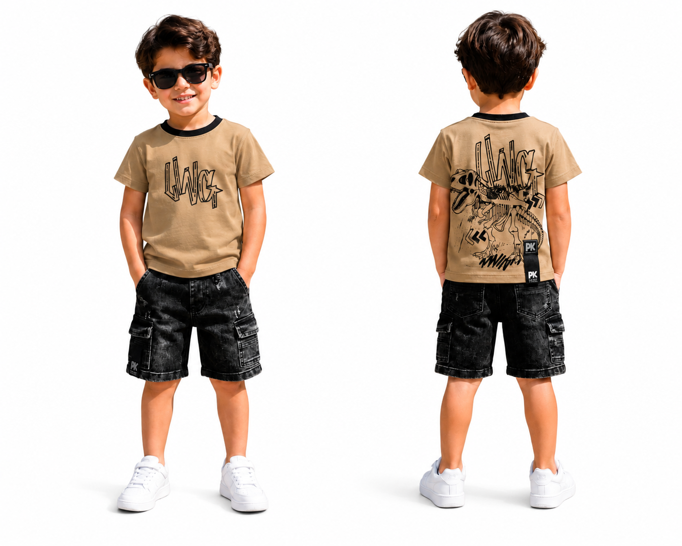 Conjunto Denim Bermuda Ling