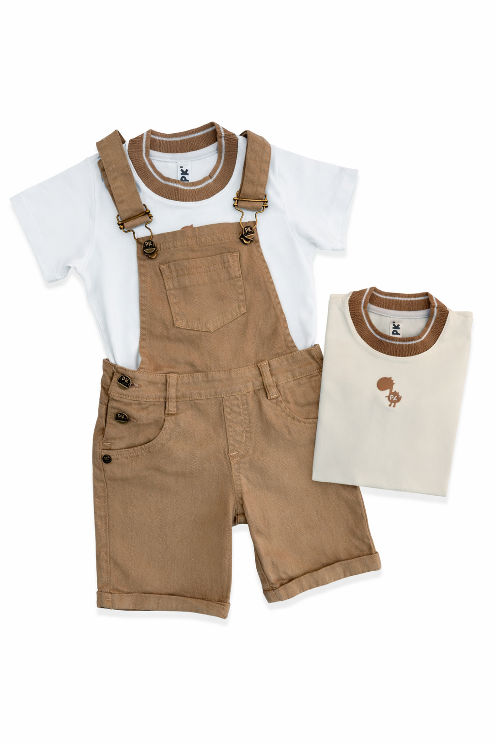 Conjunto Overol Colors DINO CAQUI