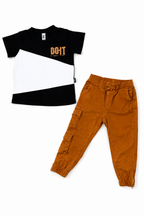 Conjunto DO IT Ocre Cierres Laterales