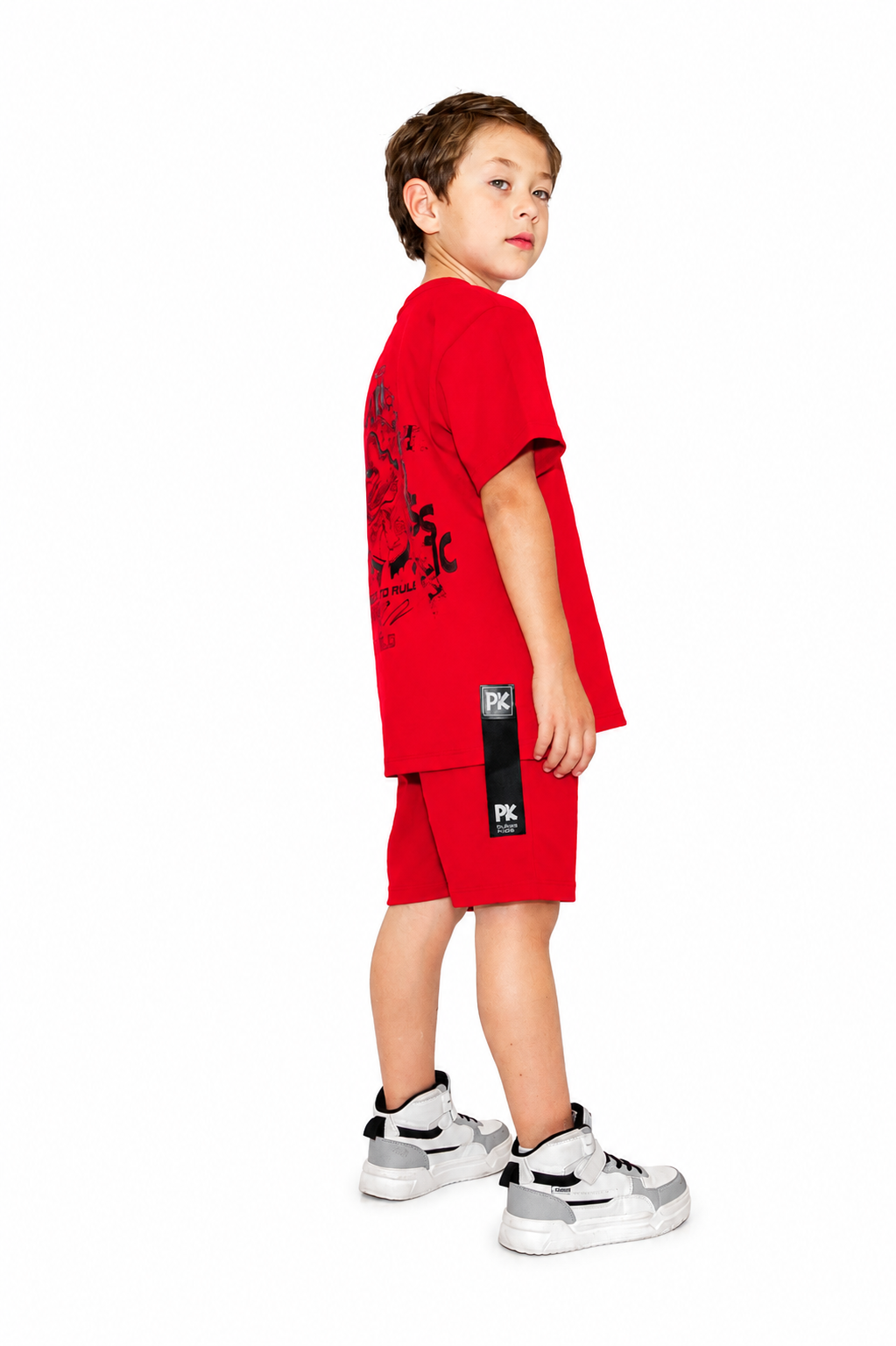 Conjunto Infantil Bermuda Qatar Jurassic