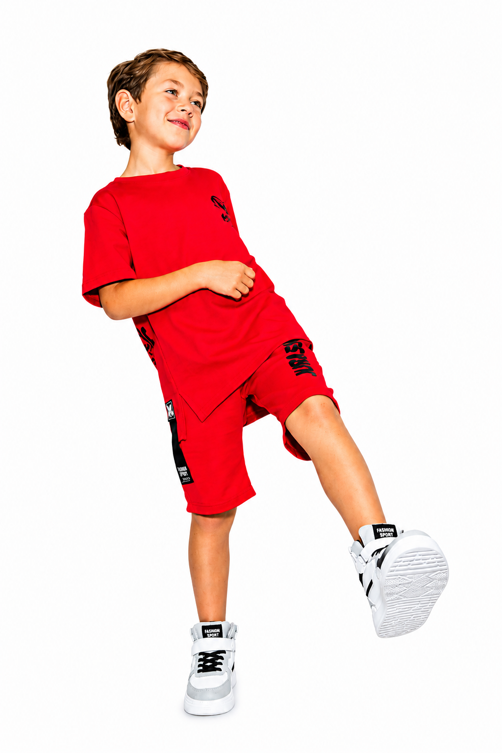 Conjunto Infantil Bermuda Qatar Jurassic