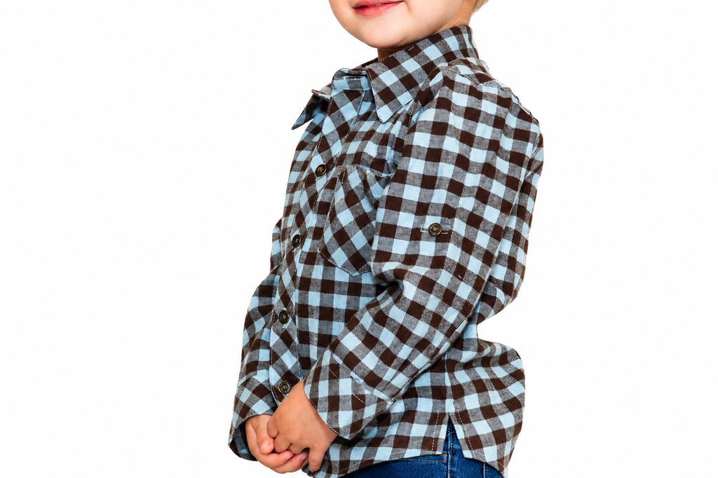 Conjunto DENIM Leñadora Manga Larga