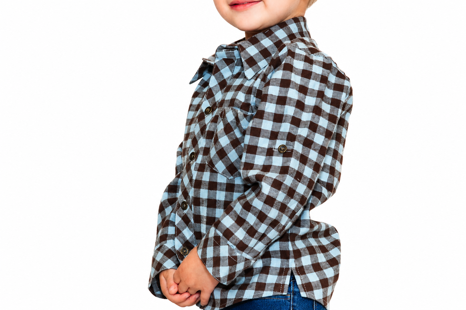 Conjunto DENIM Leñadora Manga Larga