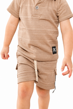 Conjunto Polo Texturas Hilara