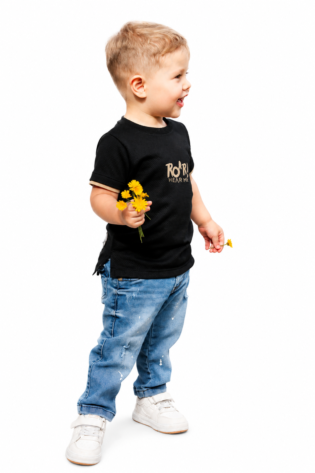 Conjunto Jean + Camiseta Texturas Daimon