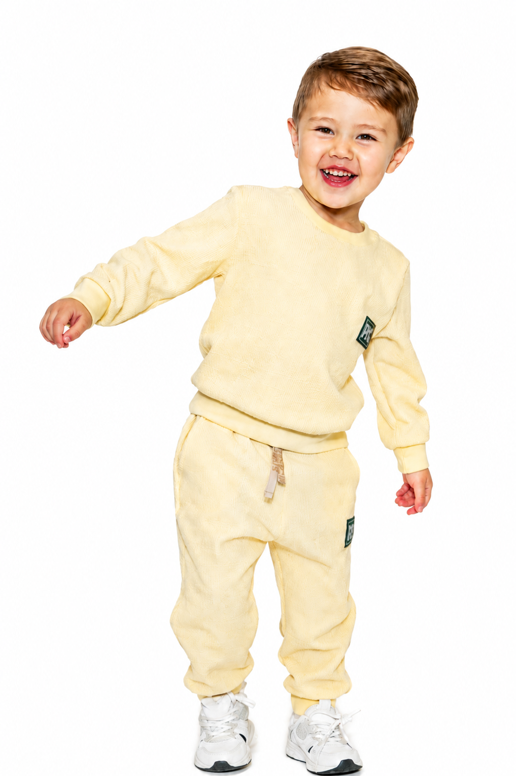 Conjunto Bebé Jogger Texturas Jacqard