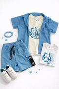 Set 3 Piezas Azul Celeste Lemonada